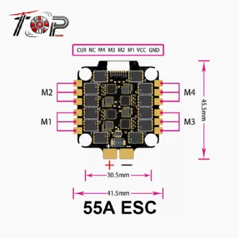 TOP 55A 4-in-1 ESC 3-6S for FPV