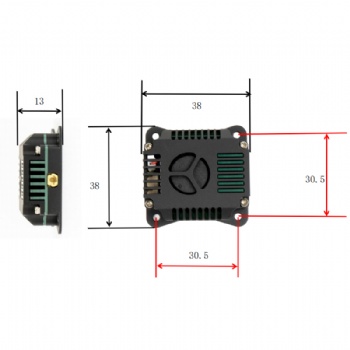 3W-5.8G VTX Drone Video Transmitter