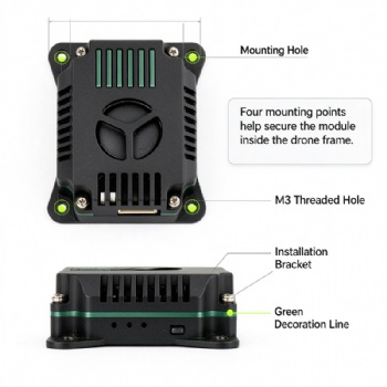 3W-5.8G VTX Drone Video Transmitter